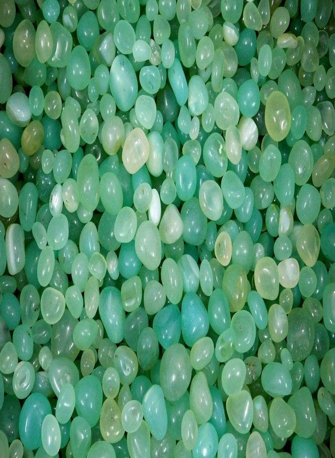VANNEF® Premium Decorative AquaBlue Glossy Onyx Stone Pebbles for Vase Fillers Plant Pots Home Indoor Decoration (400 gm AquaBlue) - Image 4